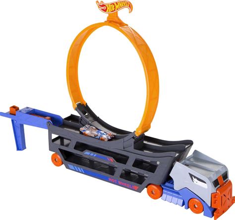 Amazon Hot Wheels Toy Car Track Set Stunt Go Playset With Scale Vehicle