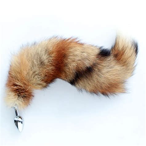 Tap N Anal De Acero Inoxidable De Tama O Peque O Cuentas De Metal Para Trasero Con Cola De