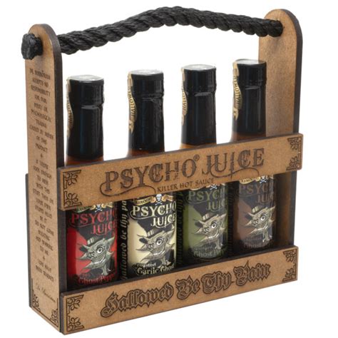 Psycho Juice Caddy Hot Collection Version Dr Burn Riums Hot Sauce Emporium