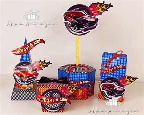 Kit Festa Lembrancinhas Hot Wheels Elo Produtos Especiais