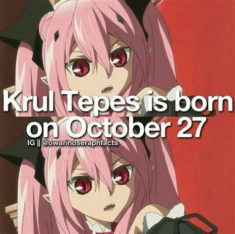 Happy Birthday Onee~san Krul Owari No Seraph Amino Amino