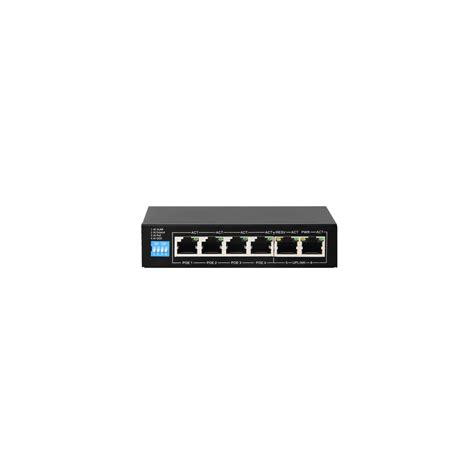 Switch De Puertos Poe Poe W X Uplink Para Sobremesa