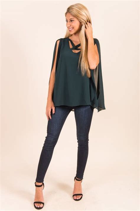 Here For You Top Hunter Green Tops Clothes Hunter Green