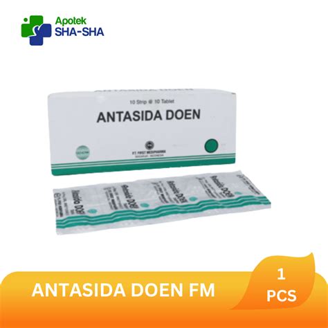 Jual Antasida Doen Fm Strip Tablet Shopee Indonesia