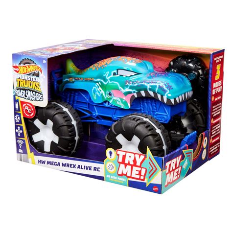 Hot Wheels Monster Trucks Mega Wrex Alive Scale Rc Vehicle