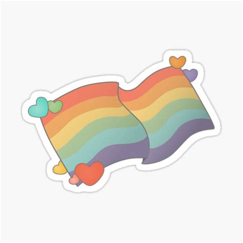 Vintage Gay Pride Rainbow Flag Sticker By Gay Koala Redbubble