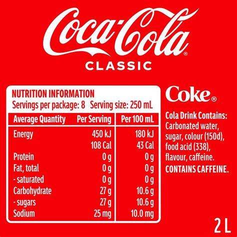 Coca Cola Classic Soft Drink Bottle 2l Woolworths