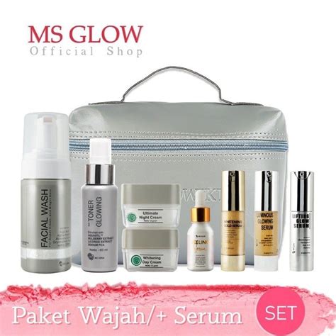 Jual Ms Glow Paket Wajah Ms Glow Paket Luminous Paket Whitening