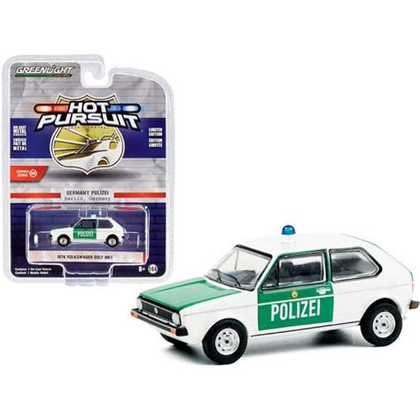 Jual Volkswagen Golf Mk Polizei Berlin Germany Police Car White And Green Hot Pursuit