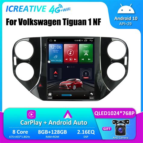 Tesla Car Radio For Vw Volkswagen Tiguan Gps Navigation