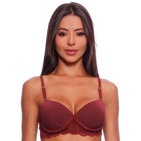 Sutiã Aro E Bojo Base Em Renda Sara Pink Lingerie