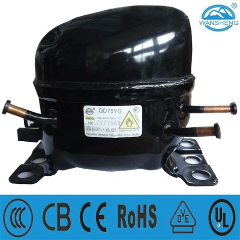 Compressor R600A Qd75yg - R600a Refrigerator Compressor and Diesel ...