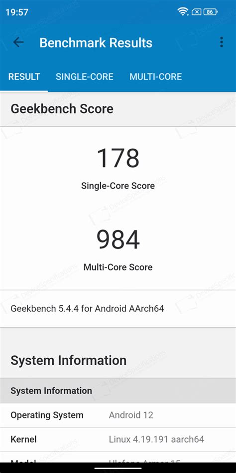 Ulefone Armor Review Performance Benchmarks