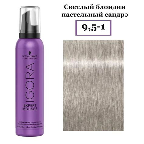 Schwarzkopf Igora Expert Mousse 9,5-1 Тонирующий мусс волос Светлый ...