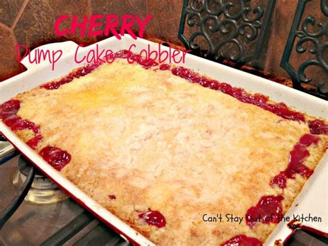 Cherry Dump Cake Cobbler Can T Stay Out Of The Kitchen