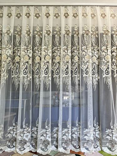 Тюль 3D. Тюль 3Д. Тюль в зал. Красивая тюль. Тюль в спальню. Золотистая ...