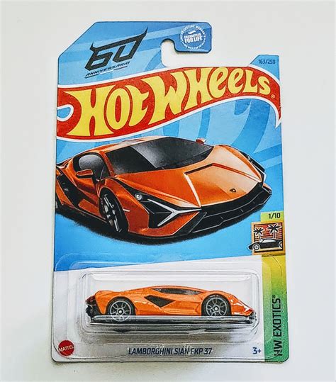 Hot Wheels Hw Exotics Lamborghini Sian Fkp Arancio Atlas Th Anniversary Hkh Jtc