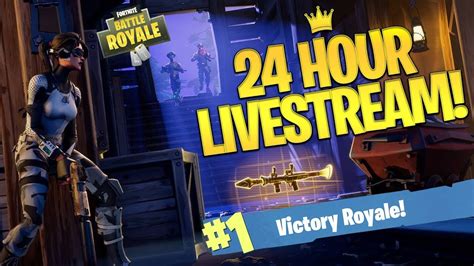 Hour Livestream Fortnite Battle Royale Youtube