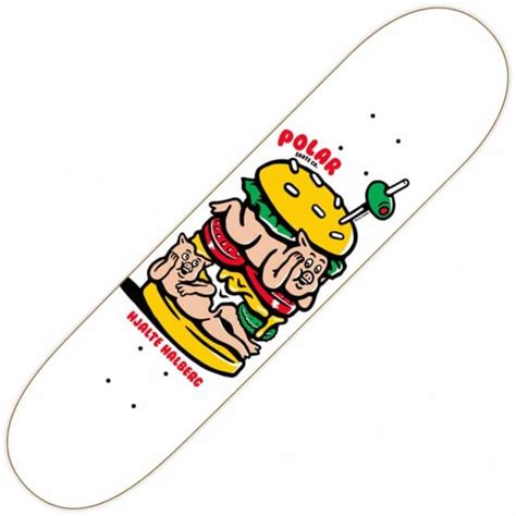 Polar Skateboards Polar Hjalte Halberg Pig Mac Skateboard Deck 80