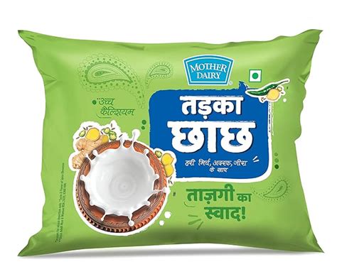 MOTHER DAIRY PROBIOTIC TADKA CHACH Pouch 250ML : Amazon.in: Grocery