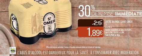 Promo Bi Re Blonde Saint Omer Chez Match Icatalogue Fr