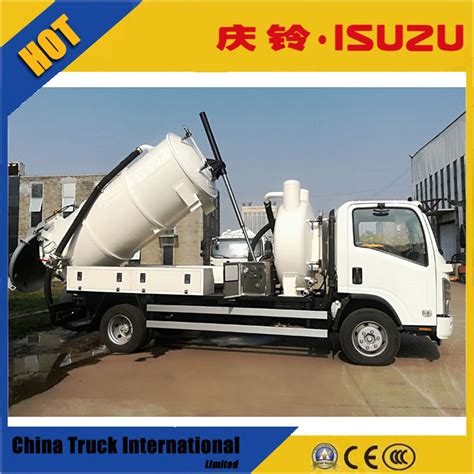 Nqr 700p 4 2 189HP Vacuum Suction Tanker Truck Truck And Septic Tank