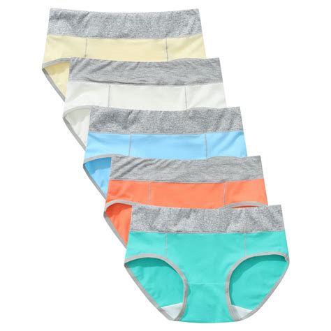 Ausyst Panties For Women PC Women Patchwork Briefs Panties Underwear Knickers Bikini Underpants