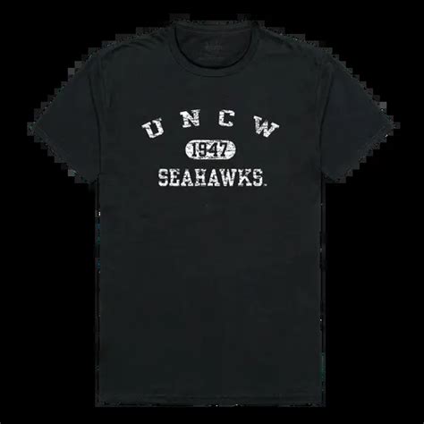 W Republic Unc Wilmington Seahawks Distressed Arch College Tees 574 139