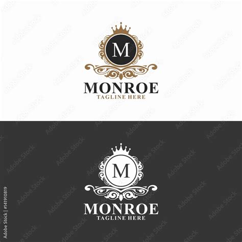 Monroe Logo In Vector Vector De Stock Adobe Stock