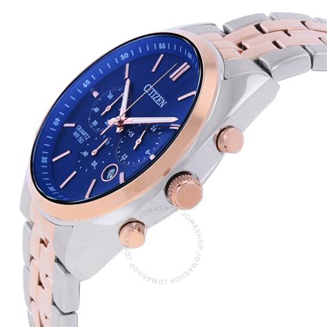 Citizen Chronograph Quartz Blue Dial Mens Watch An8216 50l