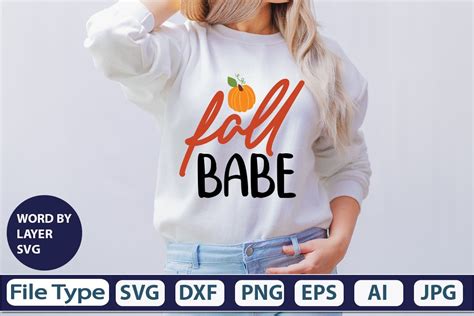 Fall Babe Svg Graphic By GraphicPicker Creative Fabrica
