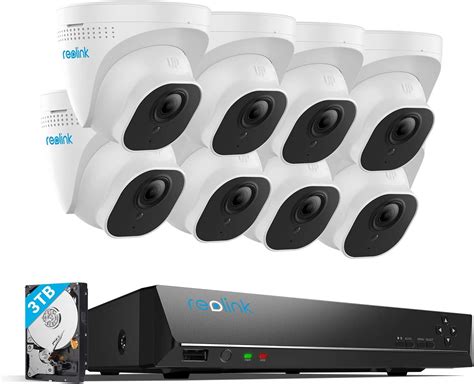 Reolink 4K 16 Canaux Kit Vidéo Surveillance Système de Caméra PoE CCTV