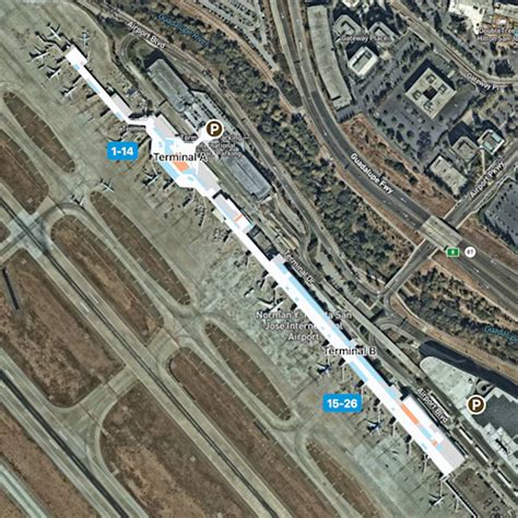 San Jose Mineta Airport Map: Guide to SJC's Terminals - iFLY