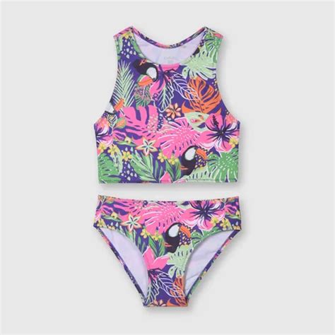 Bikini De Ni As Playa Fucsia A A Os Cuotas Sin Inter S