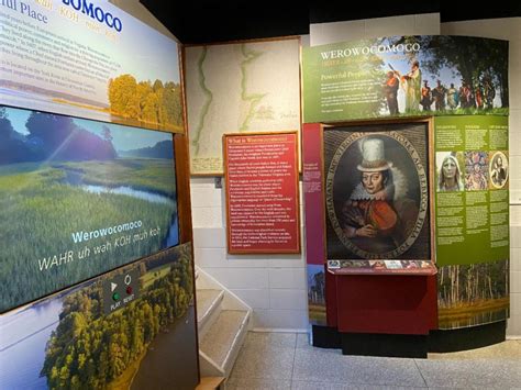 New Werowocomoco exhibit at on display at Gloucester Visitor Center ...