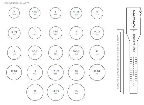 Full size printable ring sizer chart - frosdcareer
