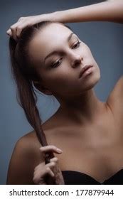 Gorgeous Nude Woman Beautiful Figure Lies Stock Photo Shutterstock