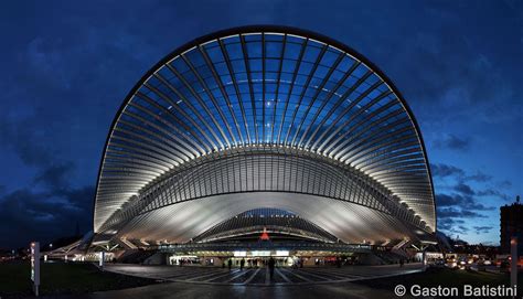 Santiago Calatrava Architect Li Ge Guillemins Tgv Railways Station