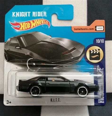 Hot Wheels Knight Rider K I T T Hw Screen Time Short Card Picclick Uk