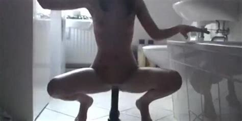 Teen Almost Completely Takes 14 Inch Dildo Tnaflix