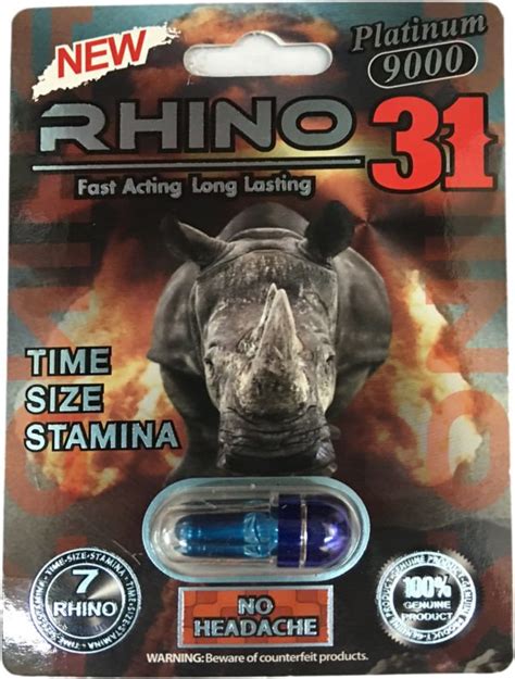 Rhino Platinium Male Sexual Enhancement Pill Rhino Platinum