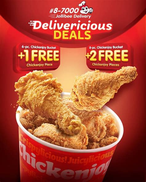 Jollibees 45th Anniversary Treat Free Chickenjoy Chicken Bucket