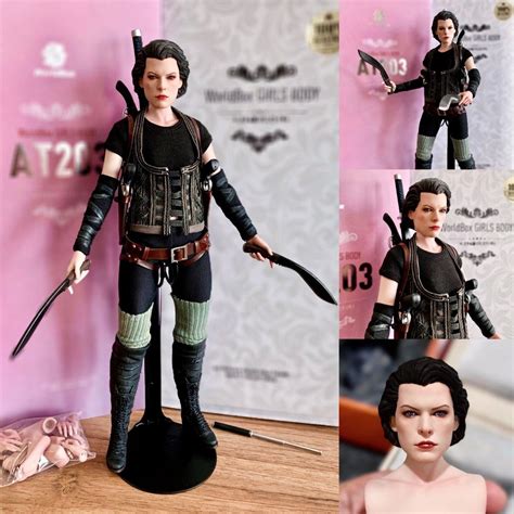 Resident Evil Alice Scale Custom Hot Toys Figure Compatible With Enterbay Etc Hobbies