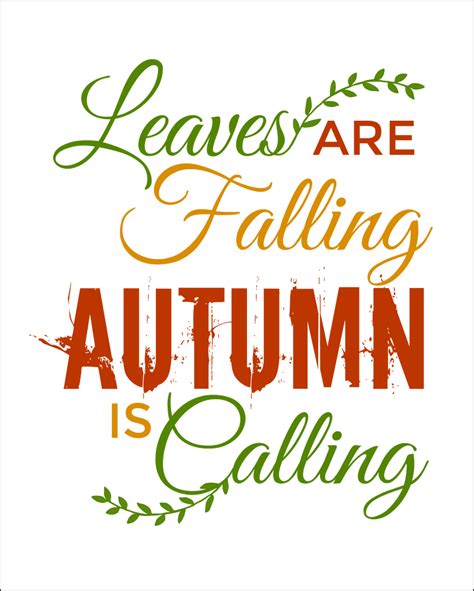 Autumn Short Phrases