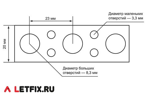 Лента перфорированная оцинкованная (монтажная) 20х0,7 мм с прямой ...