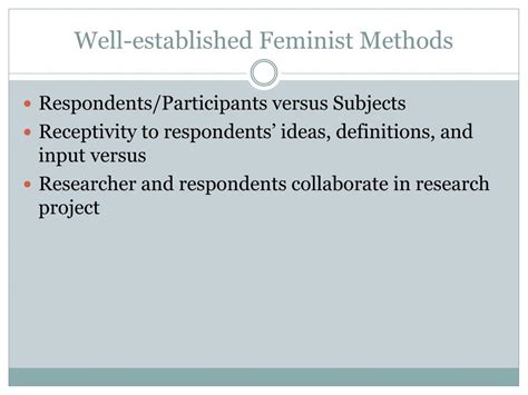 PPT Using Feminist Research Methods To Study Sexual Minorities