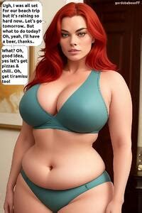 GordobabosoFF Redhead BBW Margret S Busty Weight Gain Expansion Ongoing AI Generated E