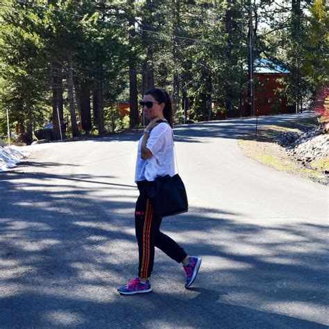 Gym to street outfit hiking in Tahoe – Bay Area Fashionista