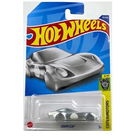 Carrinho Miniatura Hot Wheels Coupe Clip Chaveiro Experimotors Escala Em