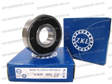 Подшипник 6305.2RS/С3 ZKL Купить Цена 190 в Украине